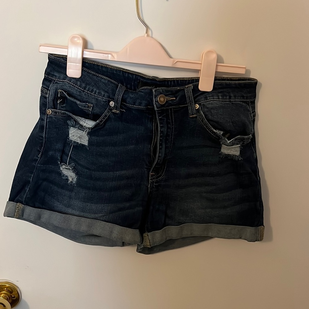 denim shorts